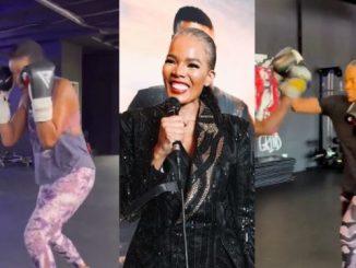 A look at Connie Ferguson’s boxing sessions (Video)